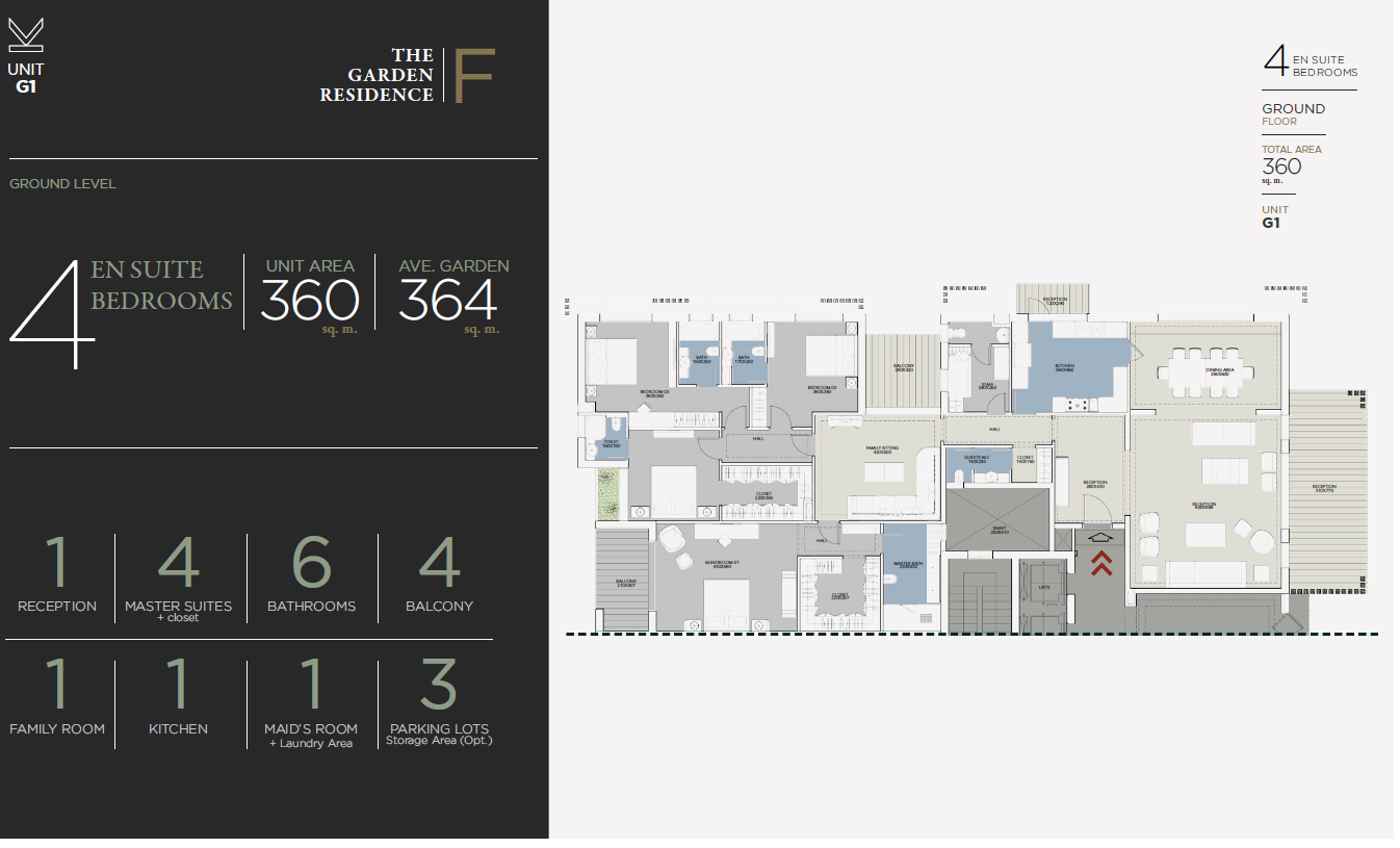 Floor plan for apartment at Katameya Creeks