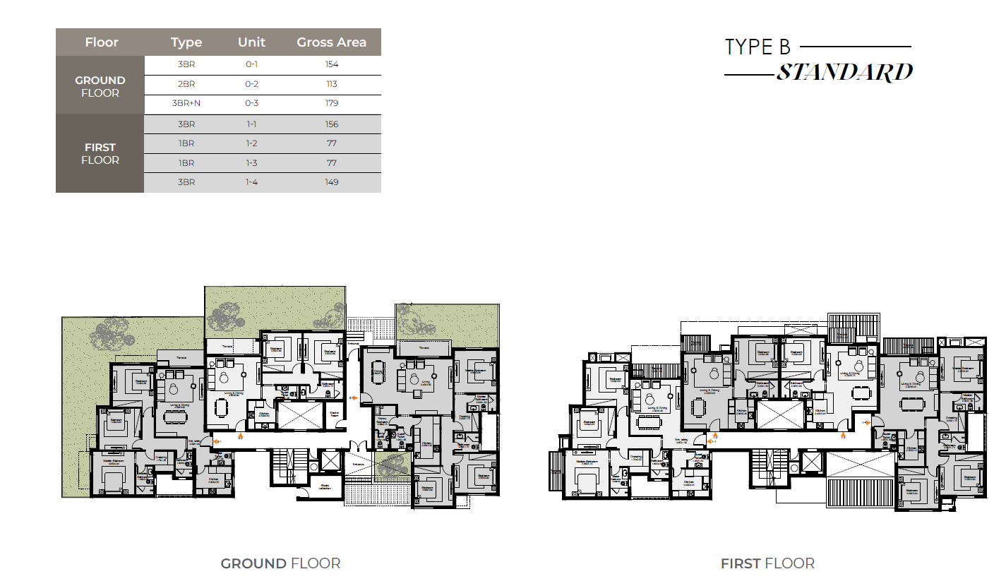 Floor plan for apartment at O West Orascom
