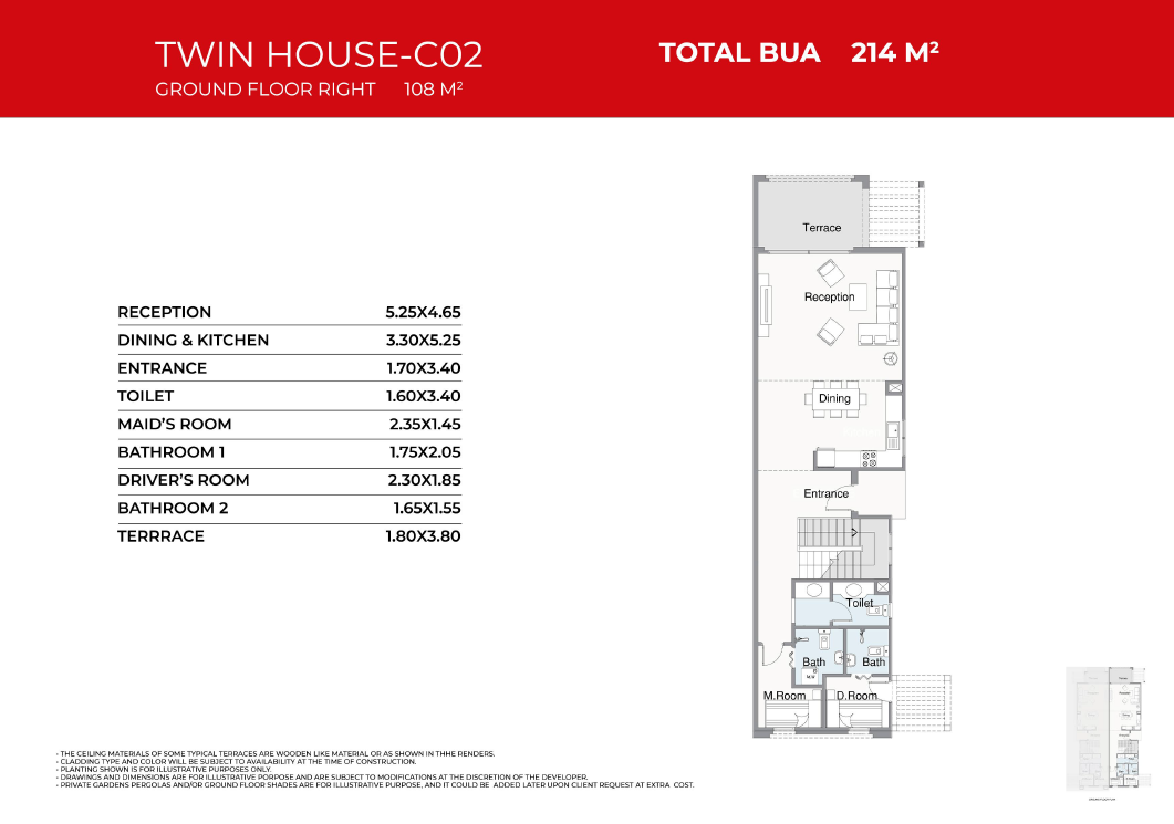 Floor plan for  at Telal North Coast