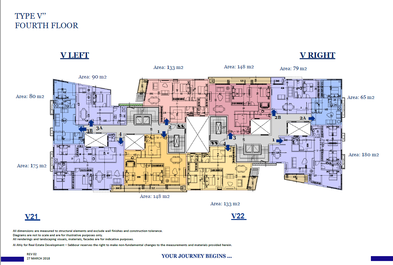 Floor plan for apartment at The City of Odyssia
