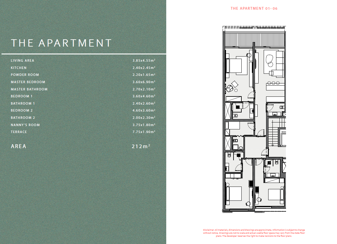Floor plan for apartment at The Red Hacienda