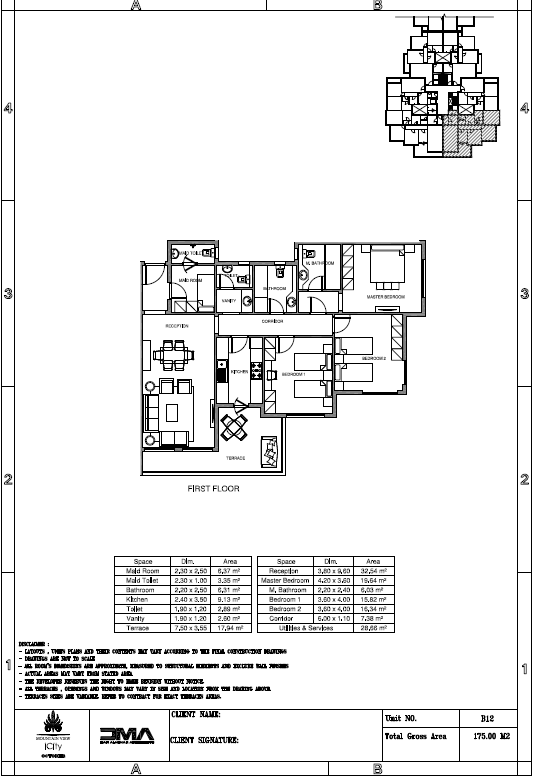 Floor plan for apartment at Mountain View iCity October
