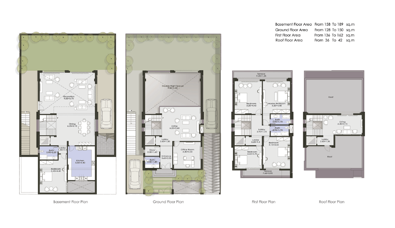 Floor plan for villa at El Patio Casa