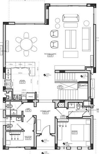 Floor plan for villa at Swanlake North Coast