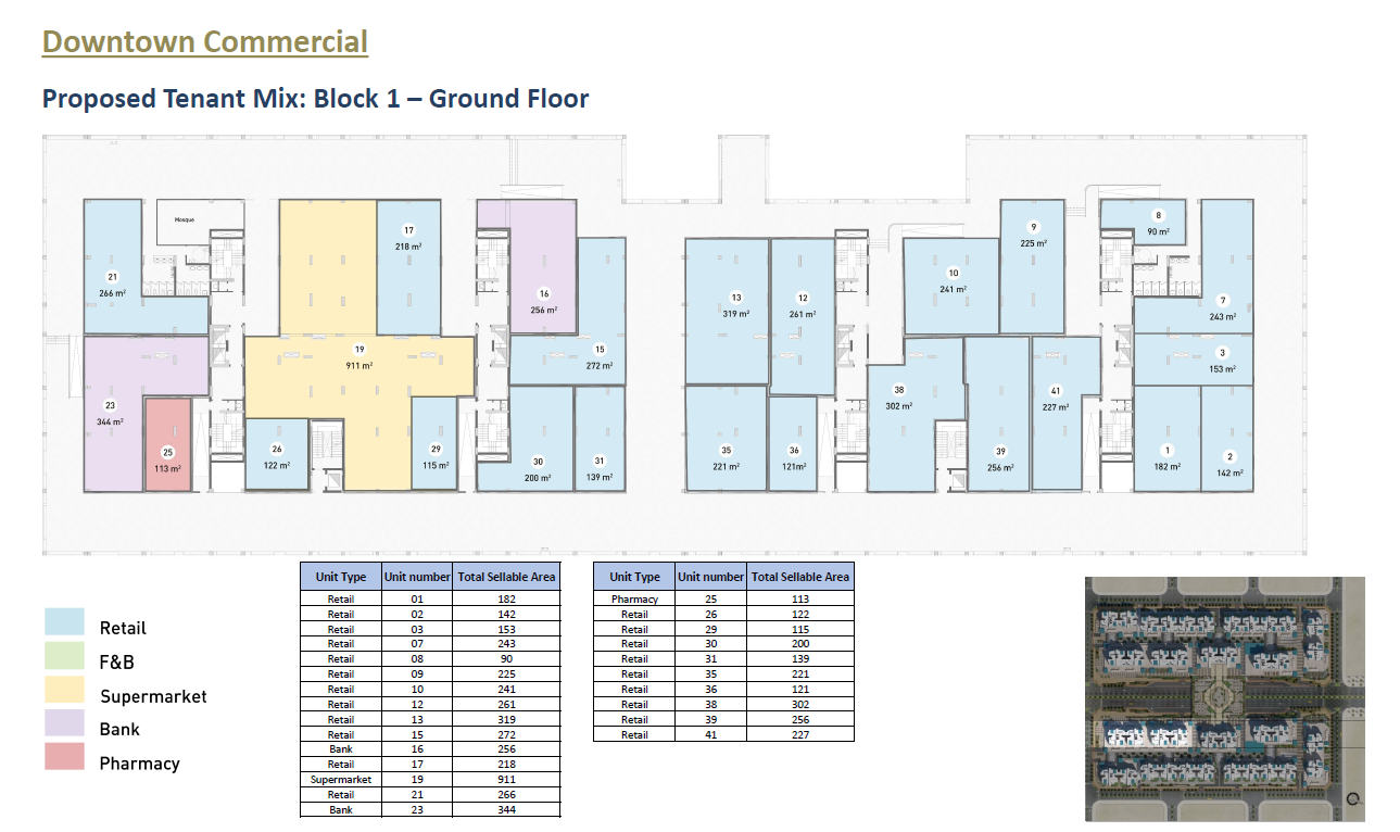 Floor plan for  at Downtown New Alamein