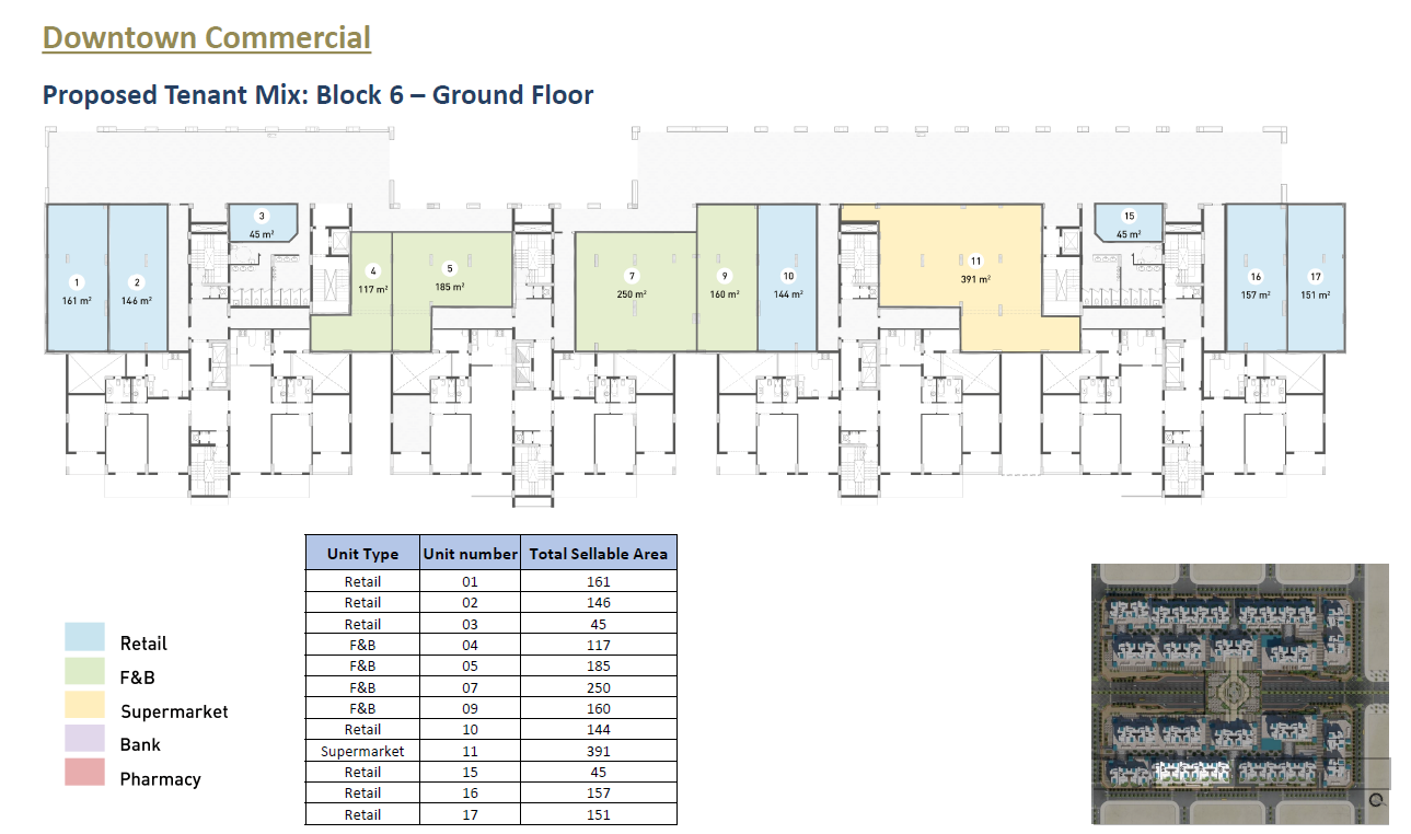 Floor plan for  at Downtown New Alamein
