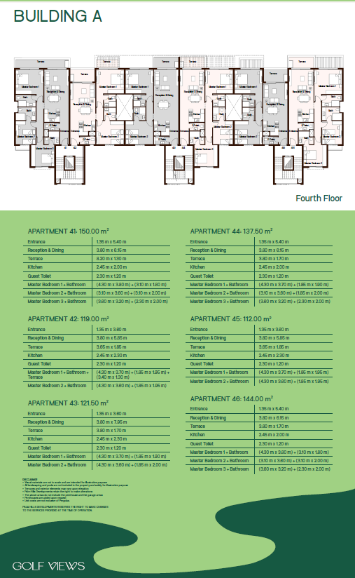 Floor plan for chalet at Hacienda Bay