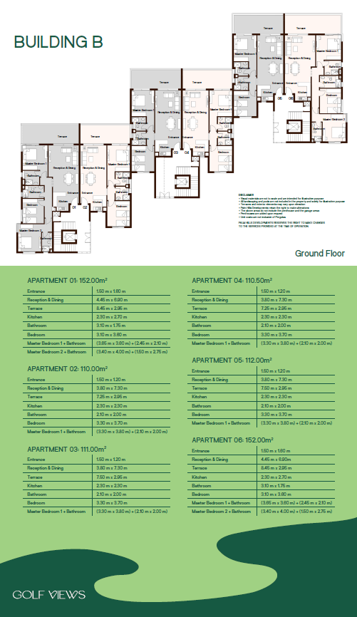 Floor plan for chalet at Hacienda Bay