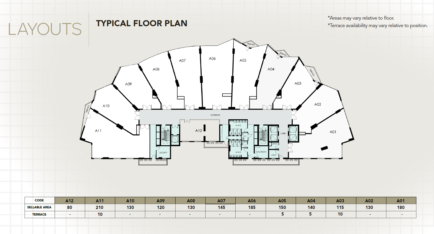Floor plan for  at 41 Business District