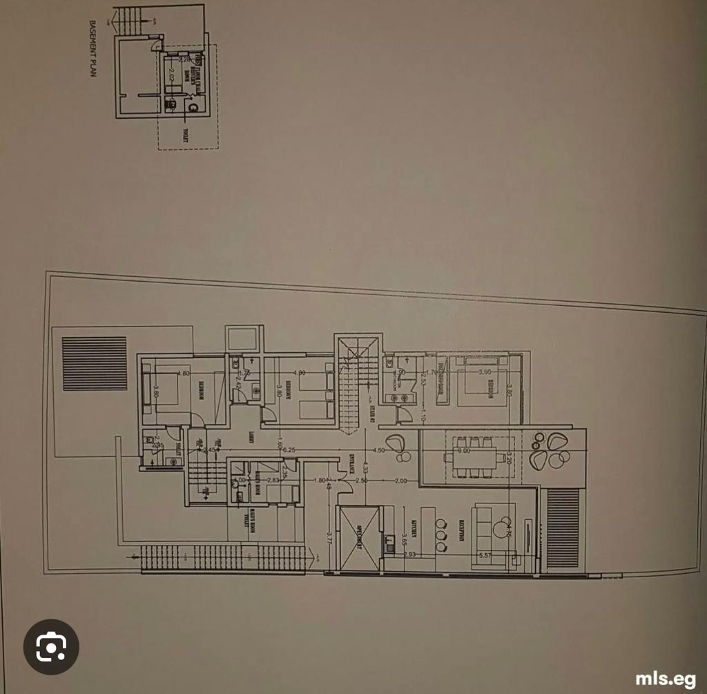 Floor plan for chalet at Seashell Sidi Abdel Rahman
