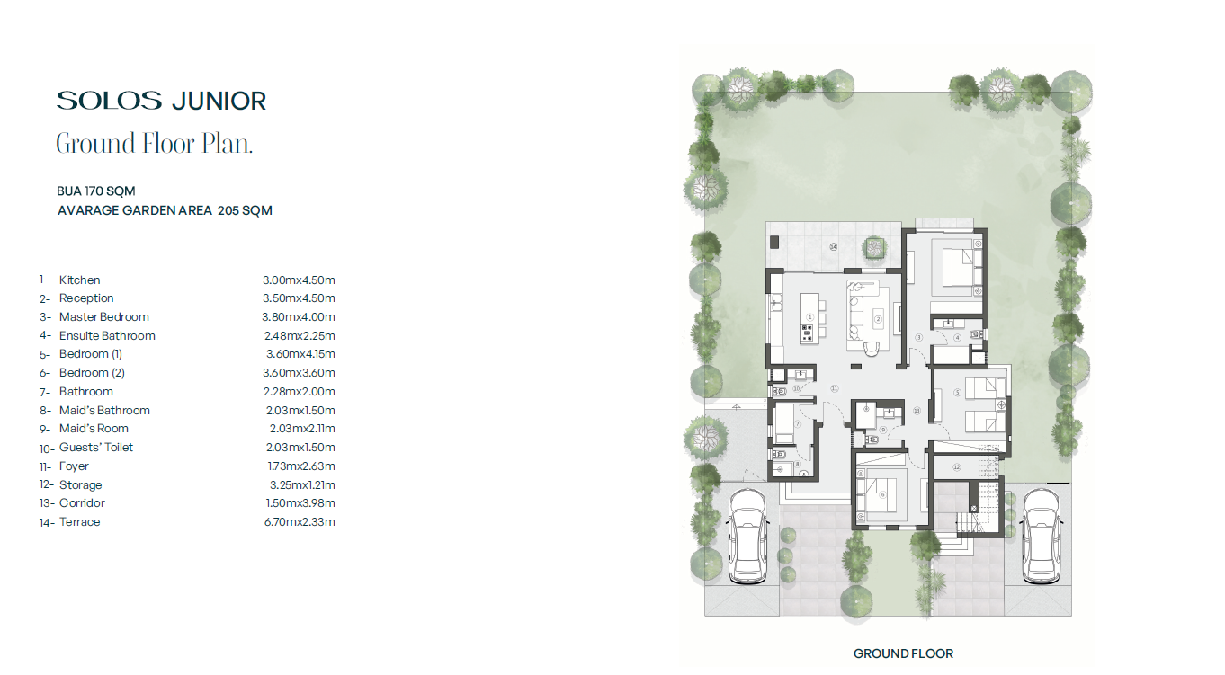 Floor plan for chalet at Swanlake North Coast