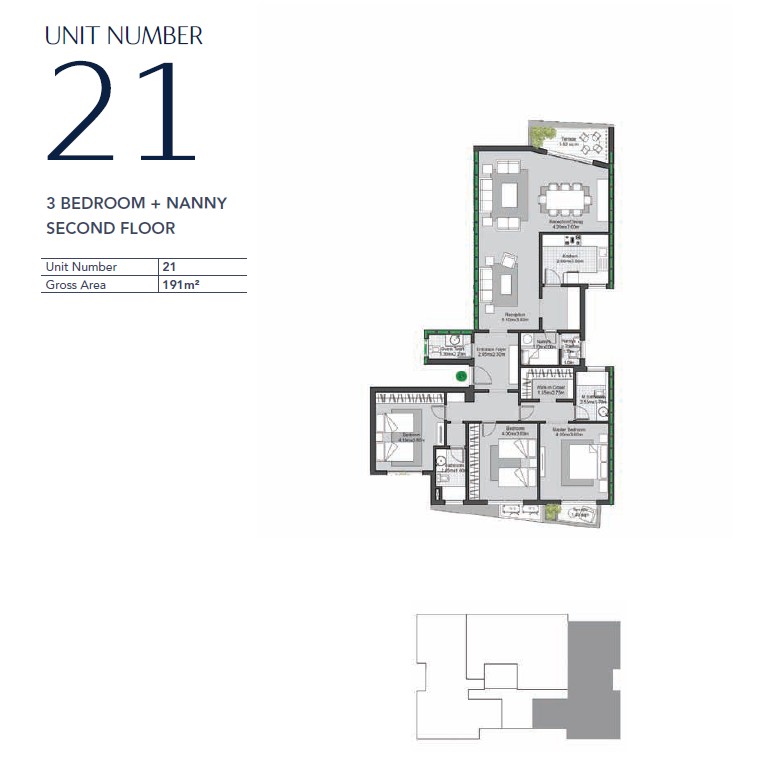 Floor plan for apartment at V Residences By Villette