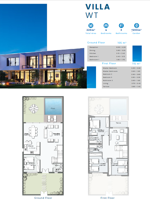 Floor plan for  at Sea View
