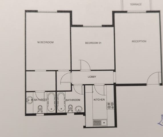 Floor plan for apartment at Mountain View iCity October