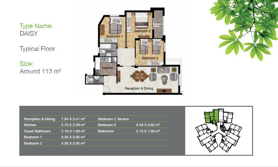 Floor plan for apartment at Ashgar City