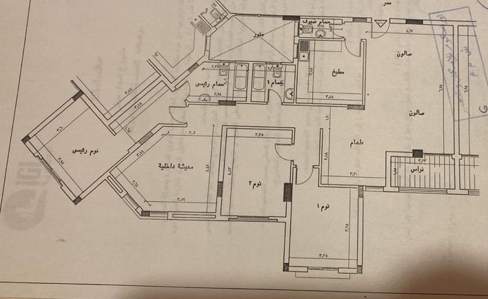 Floor plan for apartment at Ashgar City