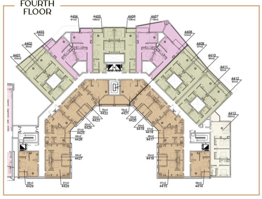Floor plan for apartment at Alura