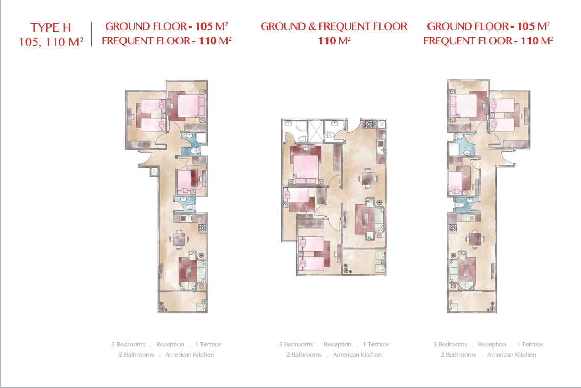 Floor plan for apartment at Lasirena Palm Beach