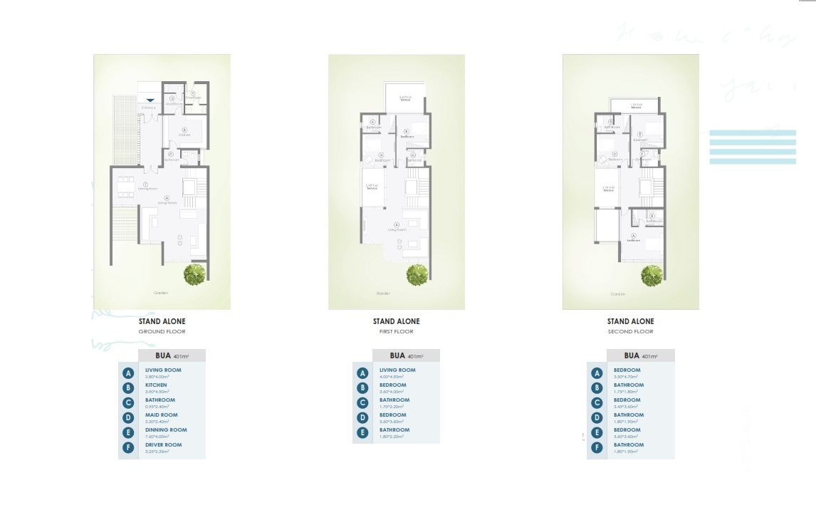 Floor plan for villa at Ein Hills