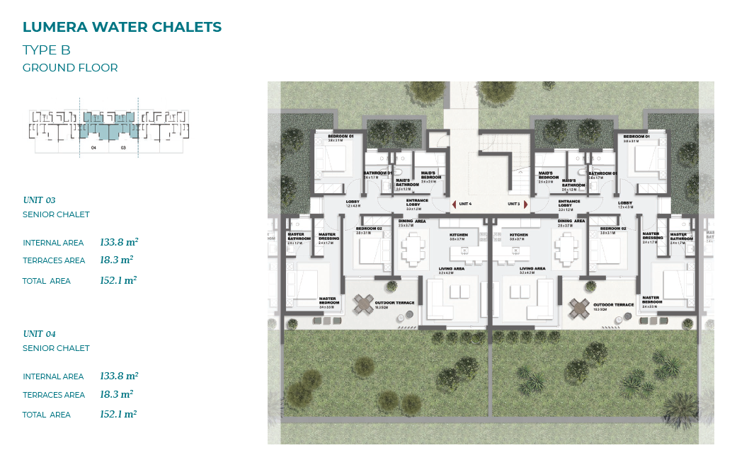 Floor plan for chalet at Solare