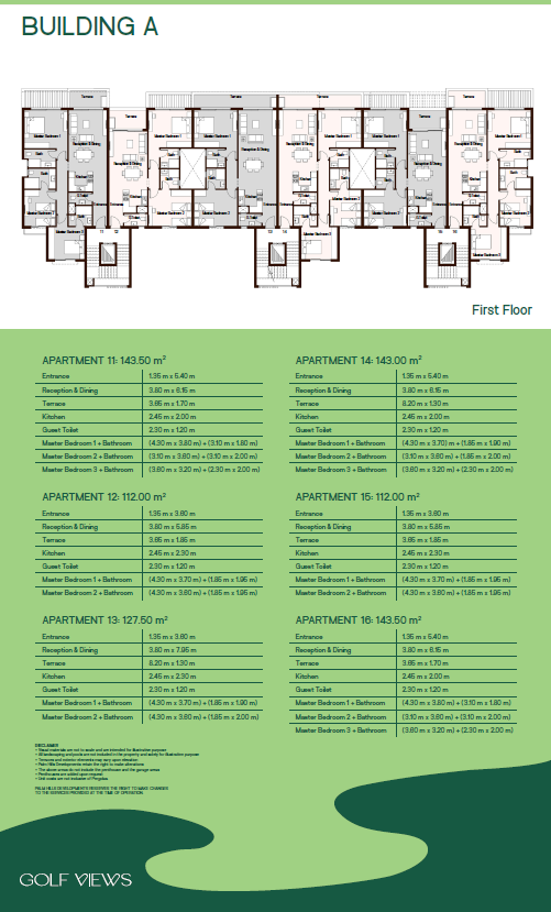 Floor plan for chalet at Hacienda Bay
