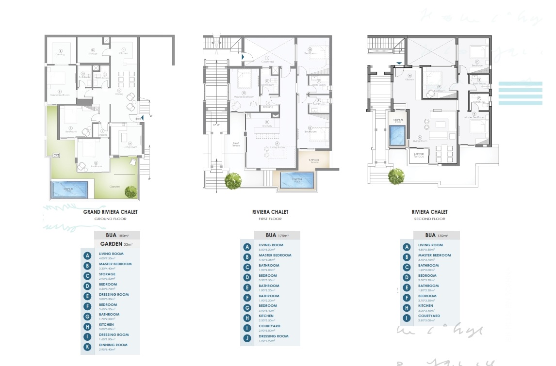 Floor plan for chalet at Ein Hills