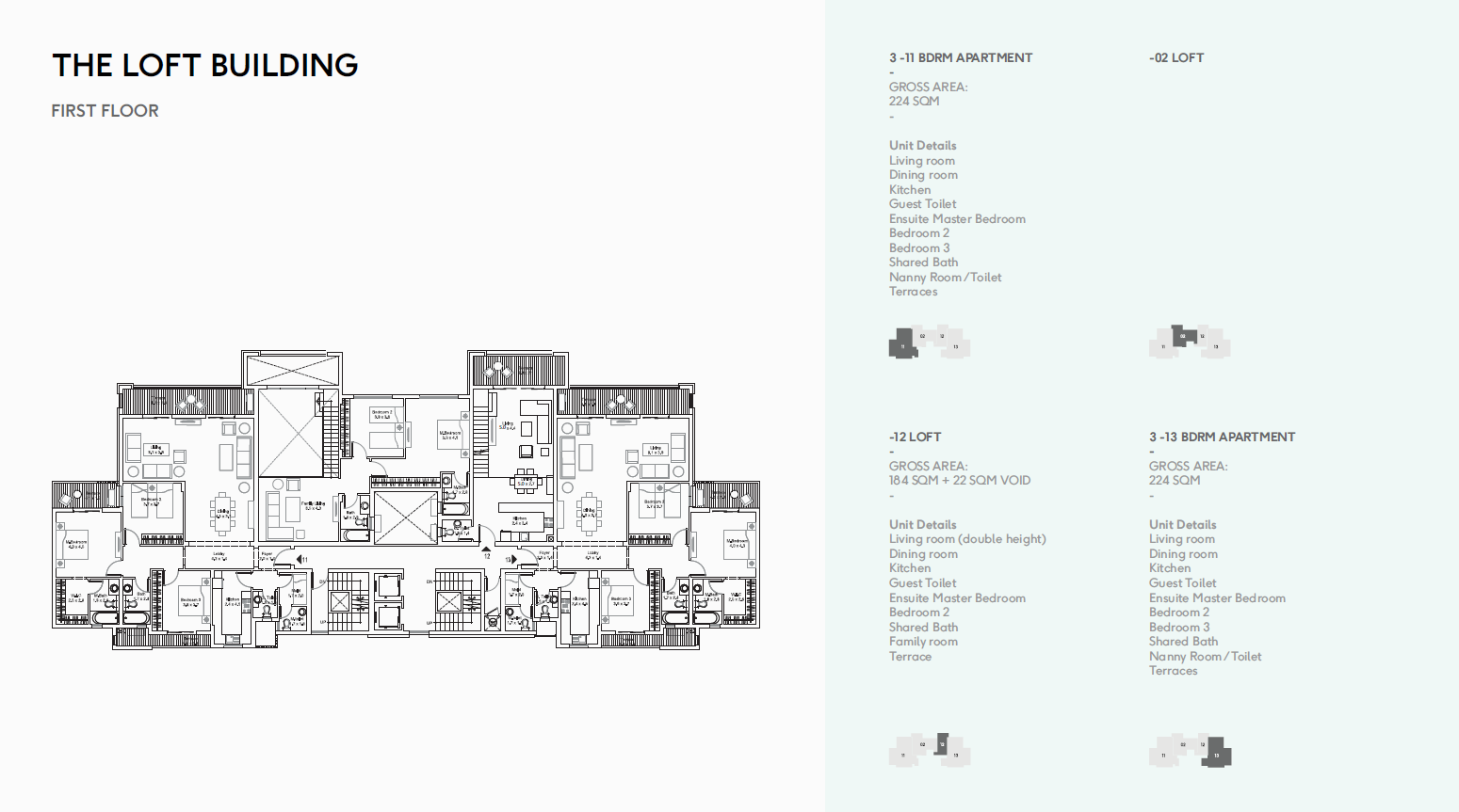 Floor plan for duplex at DISTRICT 5