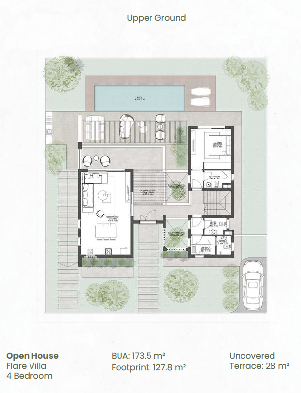 Floor plan for villa at Makadi Heights