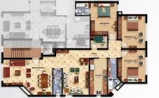 Floor plan for apartment at Mountain View Hyde Park