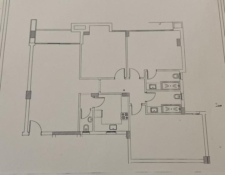 Floor plan for apartment at Granda Life