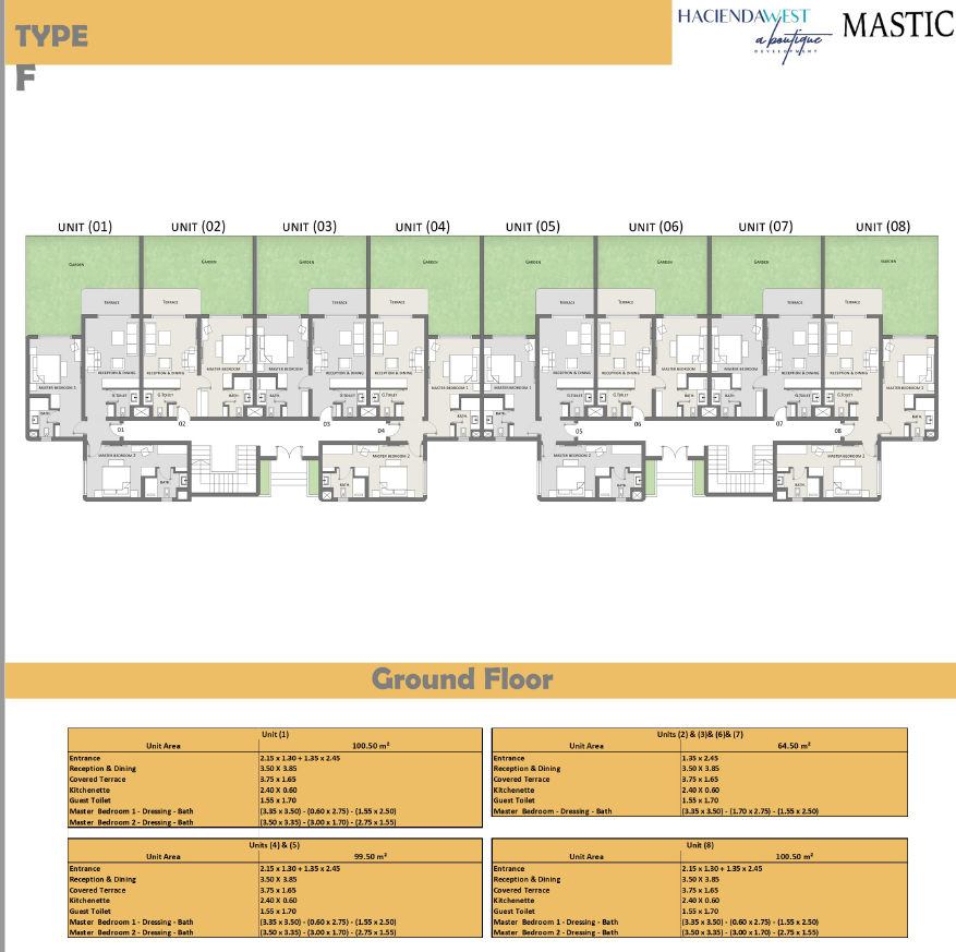Floor plan for chalet at Hacienda West