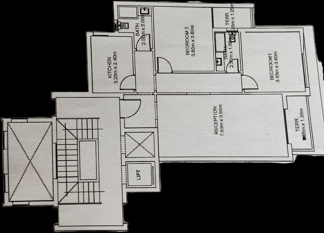 Floor plan for apartment at Fifth Square Al Marasem