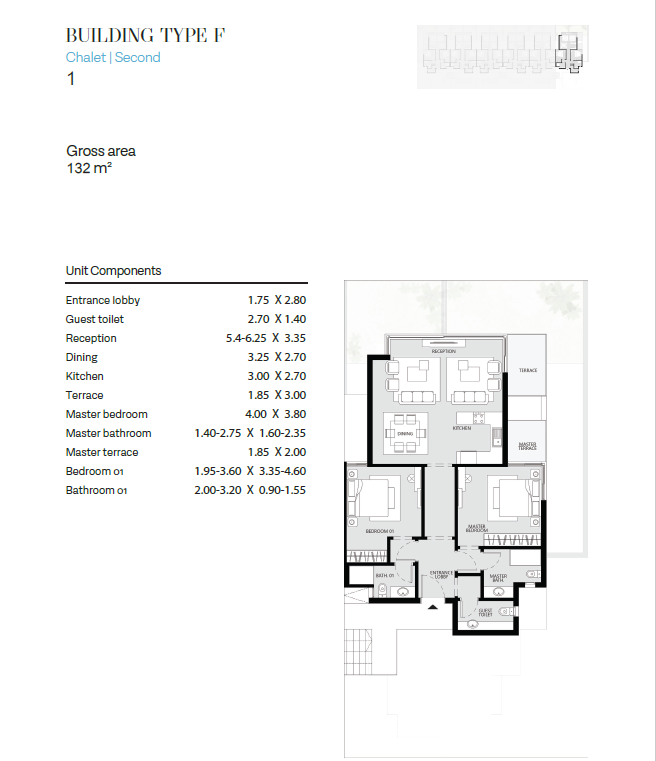 Floor plan for chalet at The Waterway North Coast