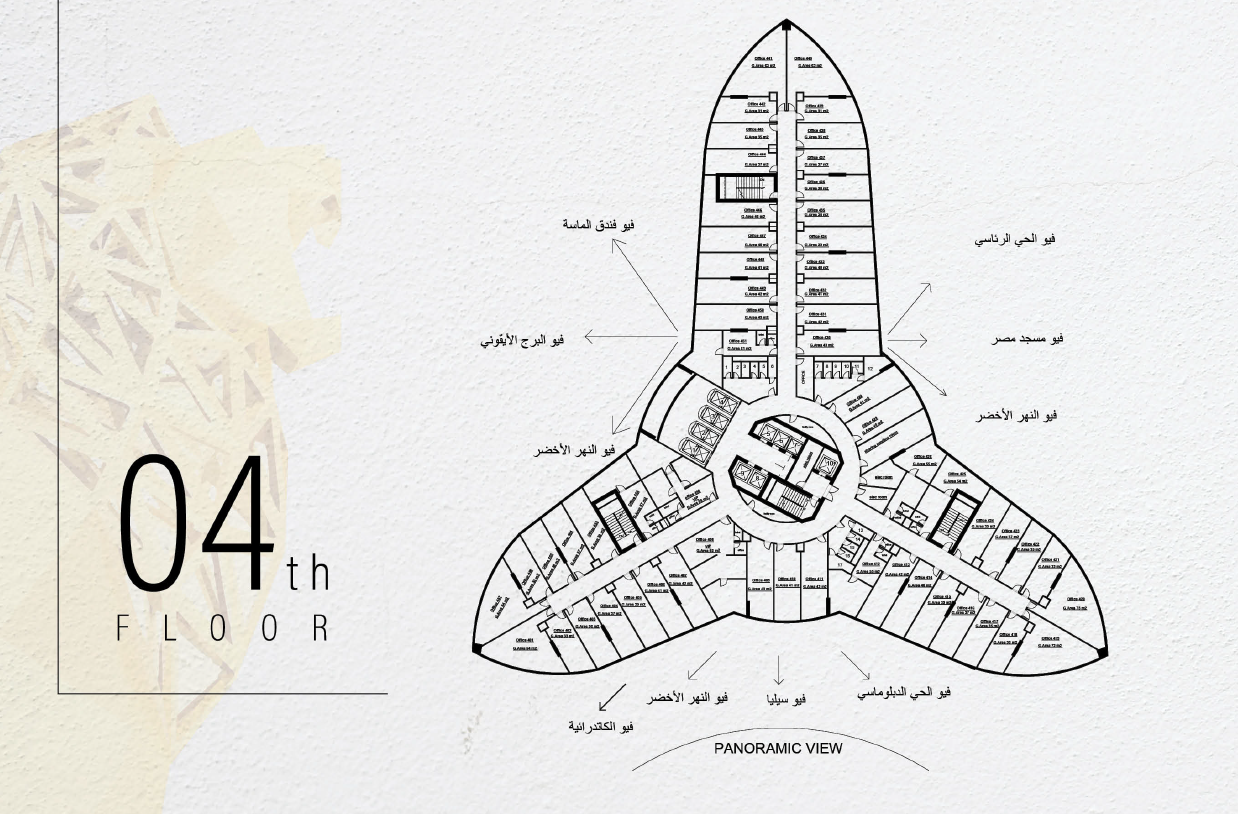 Floor plan for  at 31N Commercial Tower