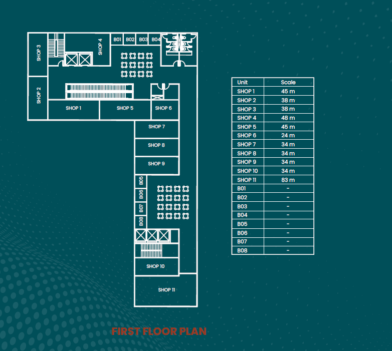 Floor plan for  at UniTower