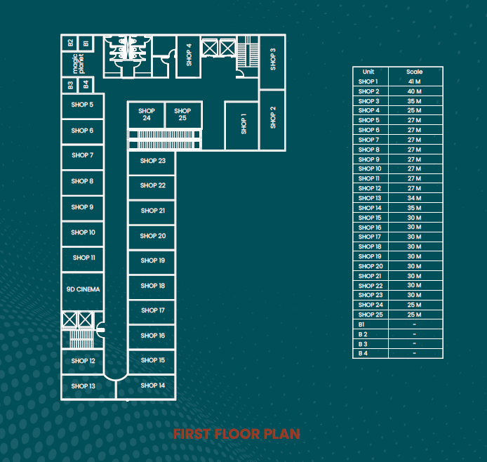 Floor plan for  at UniTower