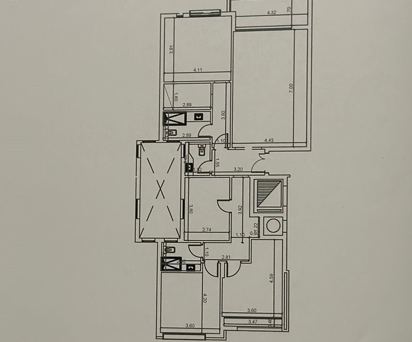 Floor plan for apartment at Ever