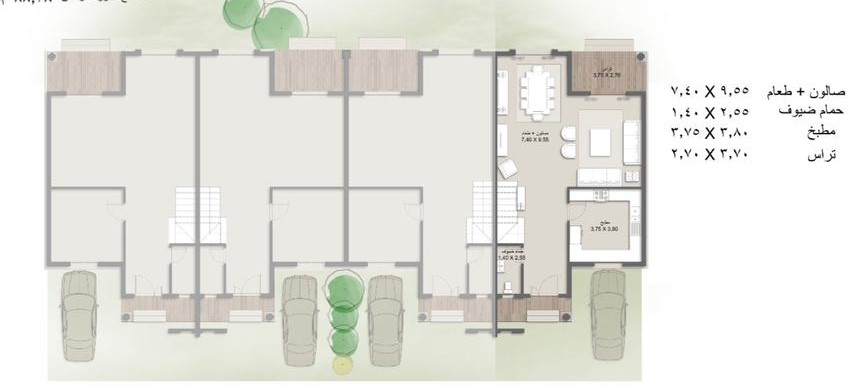 Floor plan for villa at Madinaty