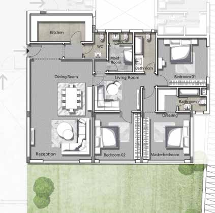 Floor plan for apartment at Joulz