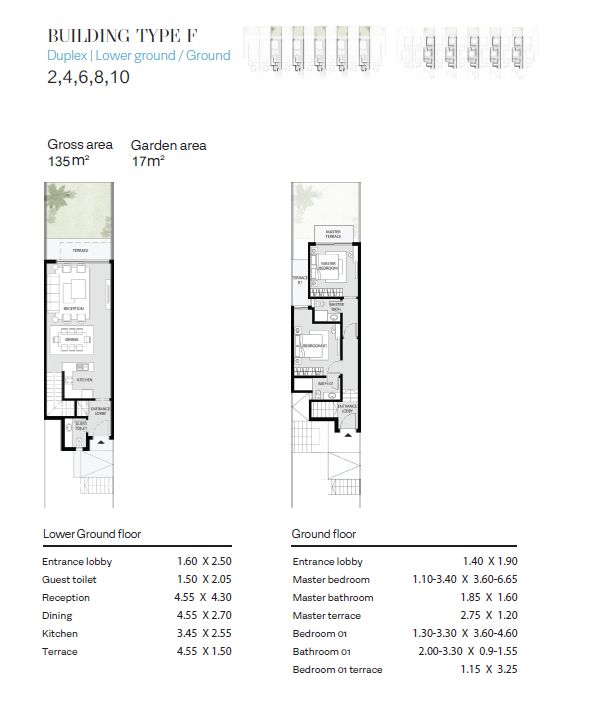 Floor plan for duplex at The Waterway North Coast
