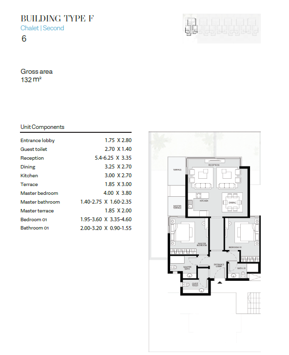 Floor plan for chalet at The Waterway North Coast