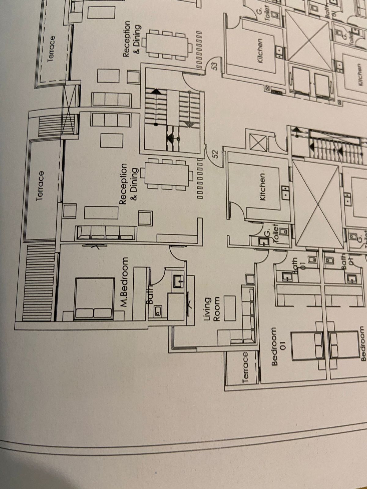 Floor plan for apartment at Palm Hills New Cairo