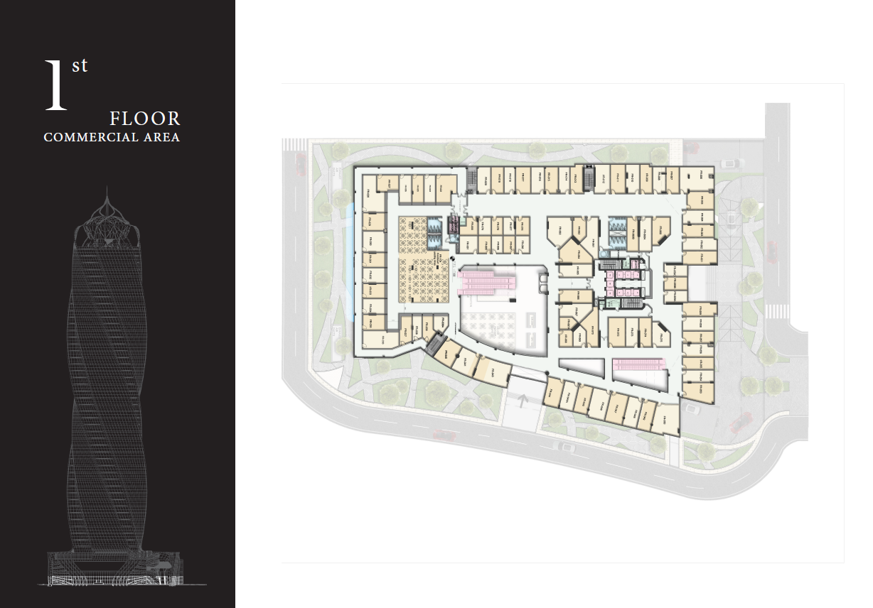 Floor plan for  at Amazon Capital Diamond Tower