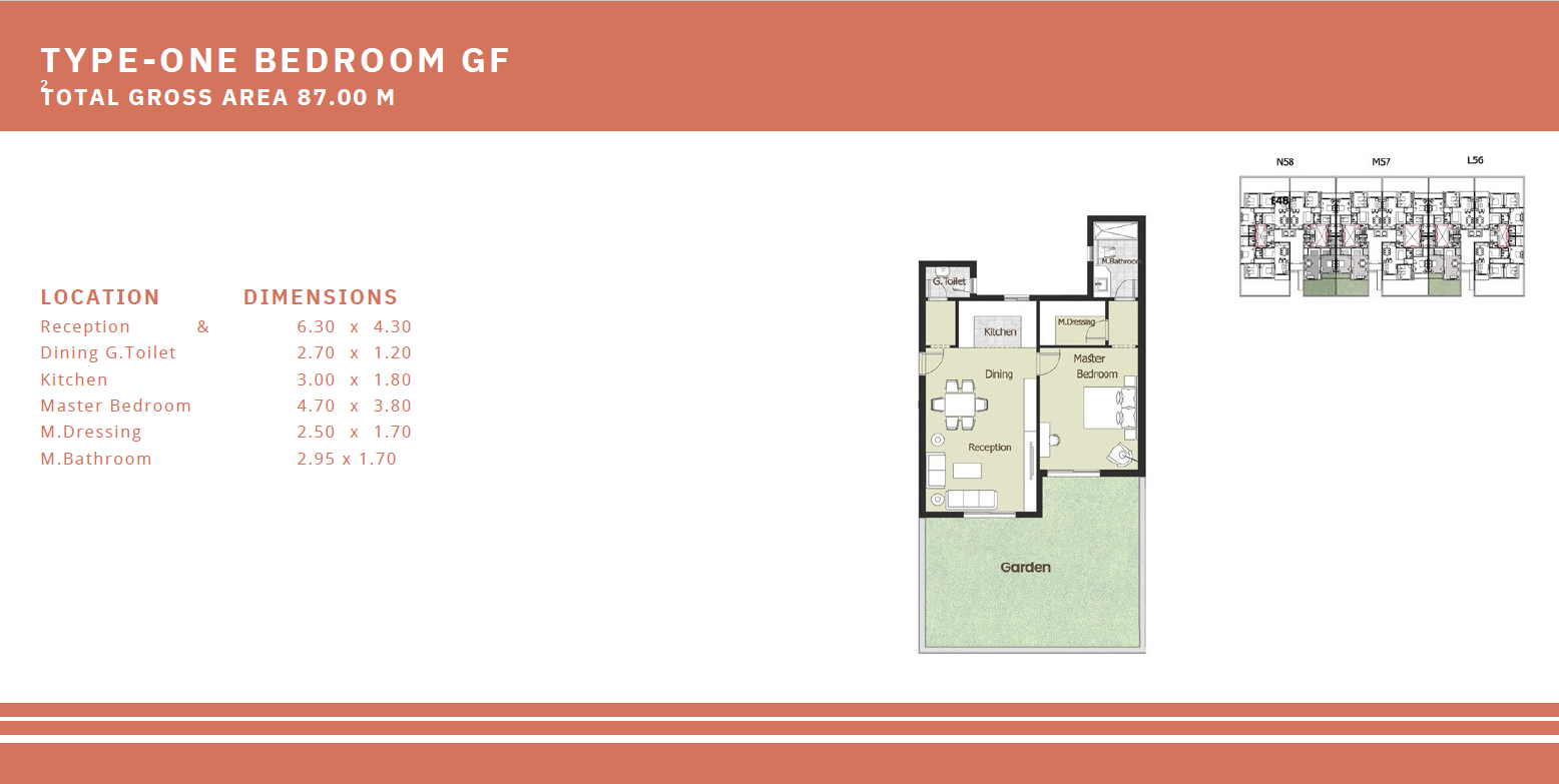 Floor plan for apartment at Azad Views