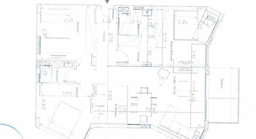 Floor plan for chalet at Il Monte Galala