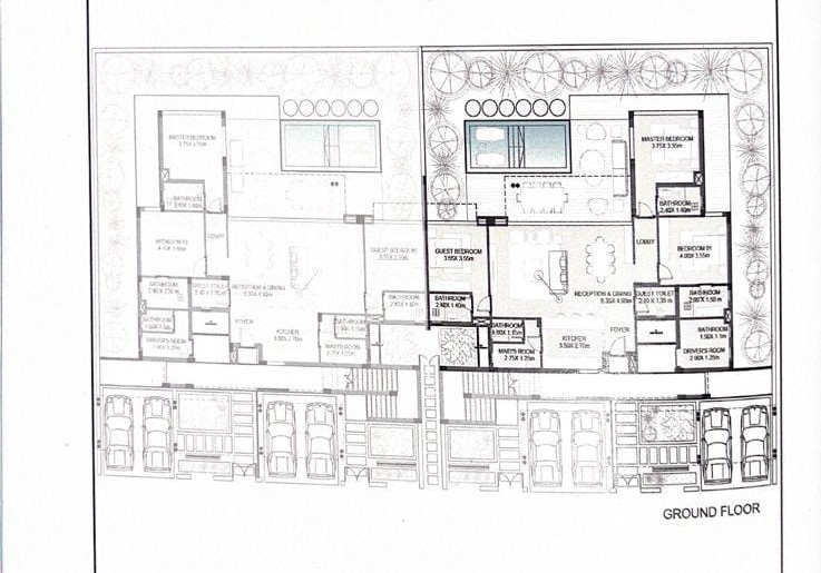 Floor plan for chalet at Almaza Bay