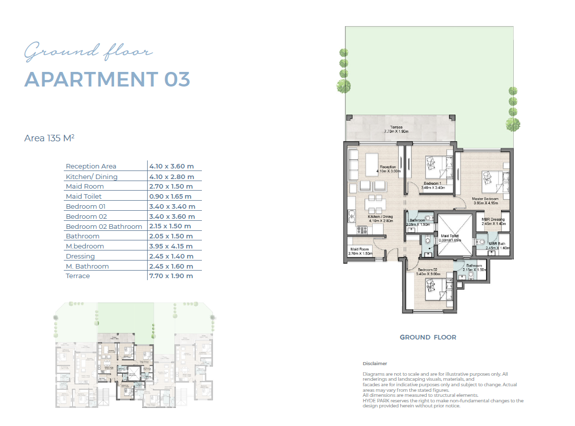 Floor plan for chalet at Hyde Park North - Seashore
