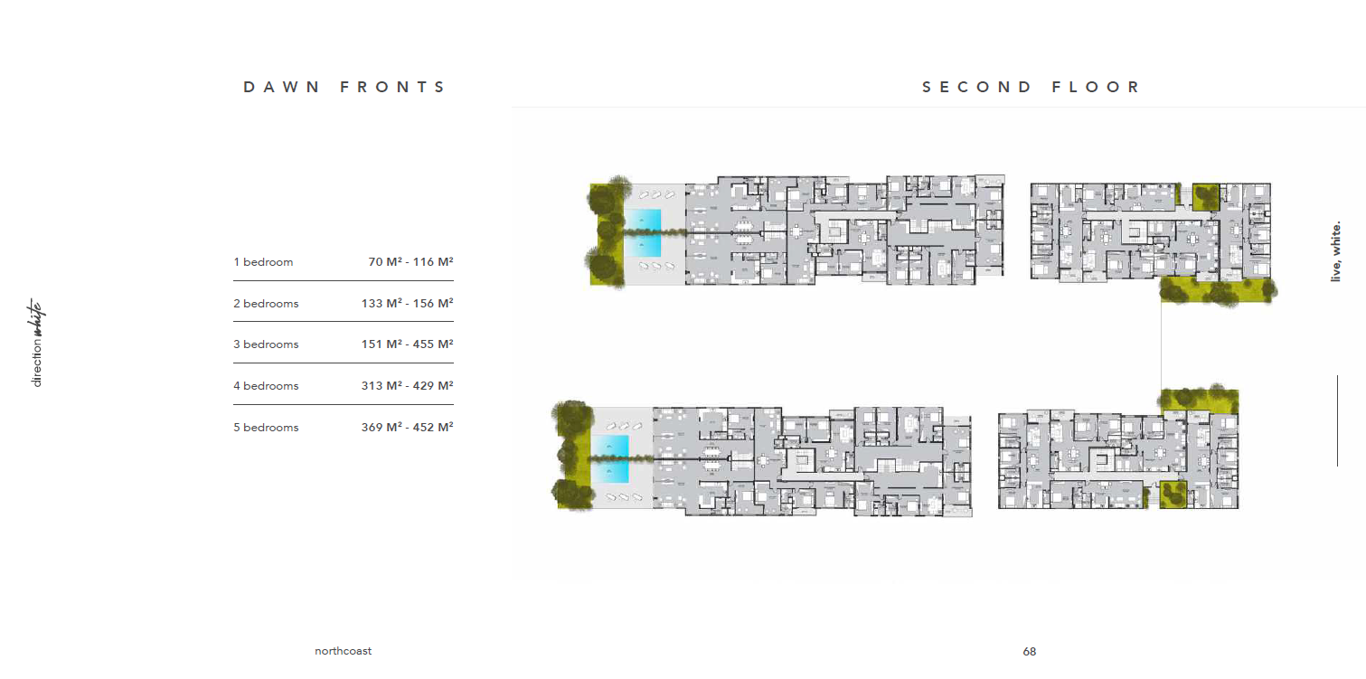 Floor plan for chalet at Direction White