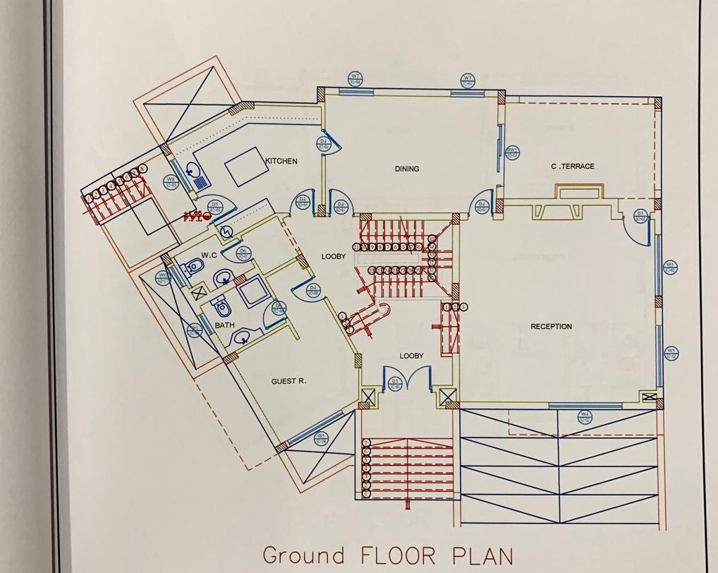 Floor plan for villa at Concordia