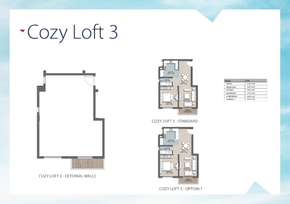 Floor plan for apartment at S Suits - Solay